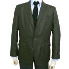 ジャケット メンズ 秋冬春 フランネラーナ 2つボタン ハイバセロン (HAI-VASERON) ダークグリーン 0043 ABL|秋冬向け　2つボタンジャケット|2つボタンジャケット