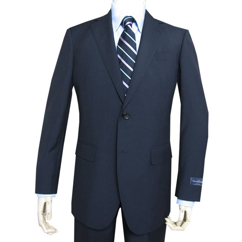 エルメネジルド ゼニア(Ermenegildo Zegna) スーツ メンズ 春夏 シングルスーツ 2つボタン ビジネススーツ 紺 無地 ネイビー 4888 AB4 BB3