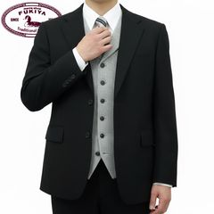 スーツ メンズ 秋冬春 ユミカツラ(YUMI KATSURA) フォーマルスーツ シングルフォーマル 3つボタン 礼服 ブラックフォーマル 黒 Y8サイズ (T185-W82)