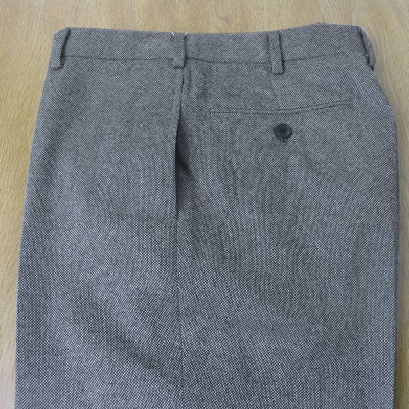 ジェイプレス (J.PRESS) スラックス メンズ 秋冬春 ノータック パンツ ホームスパン ウール混 シルク入り ミディアムグレー 3003 　82cm