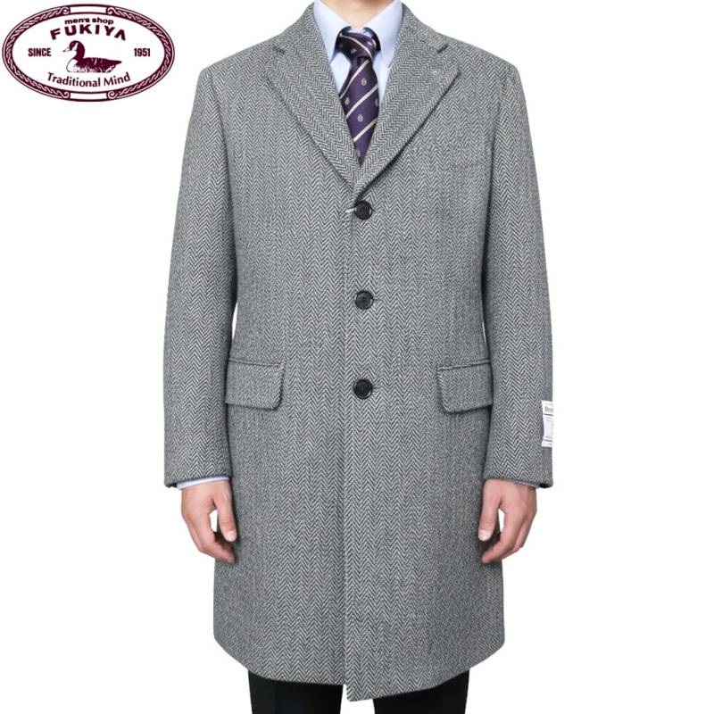 ハリスツイード コート メンズ 秋冬 オックスフォードクラシック