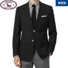 黒ブレザー 黒ブレ メンズ 春夏秋 黒無地 3つボタン メタルボタン オックスフォードクラシック (OXFORD CLASSIC) 英国調 段返り三つボタン チェンジポケット付 ブラック 0309 A5 A7 AB4 AB5 AB6 AB7 AB8 BB3 BB4 BB5 BB7