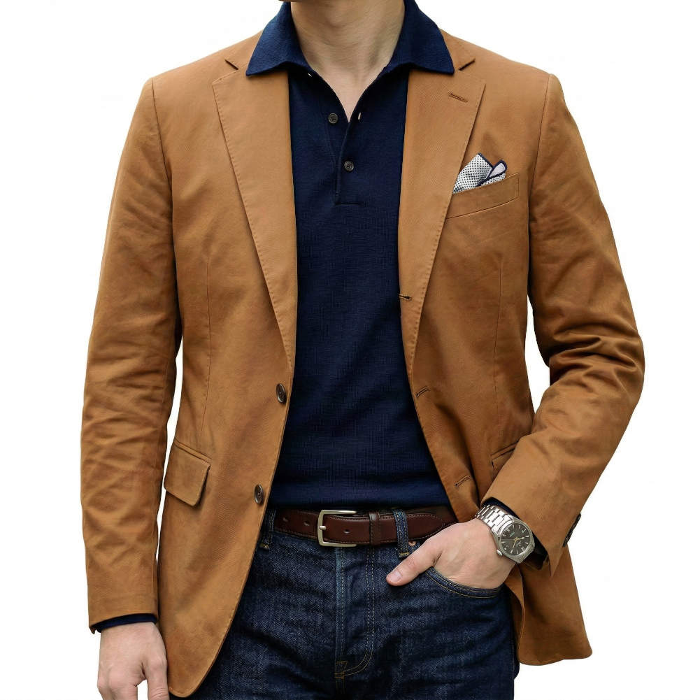 OXFORD CLASSIC PremiumLine(オックスフォードクラシックプレミアムライン) コットン ジャケット メンズ 春夏秋 ウォルナットブラウン 4555 A3 A6 A7