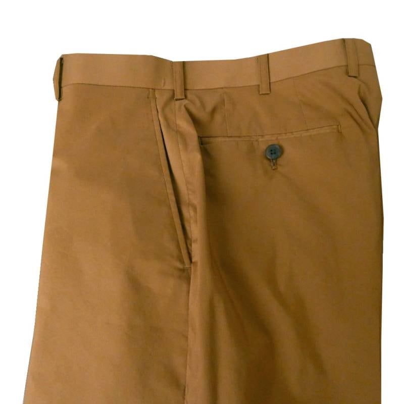 スラックス メンズ 春夏 コットン パンツ ノータック オックスフォードクラシック プレミアムライン (OXFORD CLASSIC PremiumLine) ウォルナットブラウン 4555 76cm 78cm 80cm 82cm 84cm 86cm 96cm 100cm