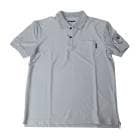 50%OFF！スタンリーブラッカー(stanley blacker) ポロシャツ メンズ 春夏 半袖 ワッペン付き グレー系 1415 M L|Tシャツ・ポロシャツ|Tシャツ・カットソー