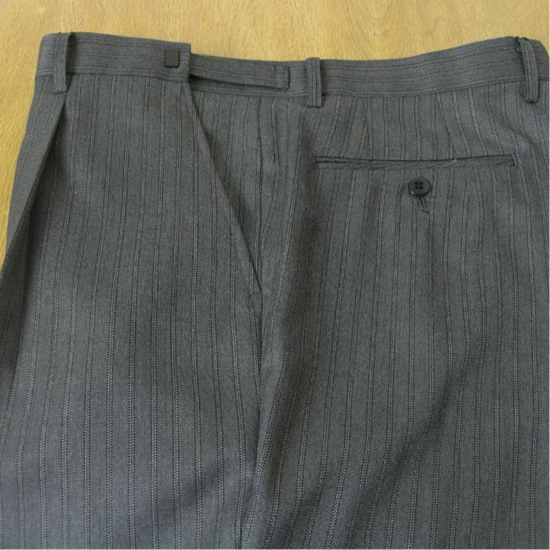 Formal selection モーニング用の縞コールパンツ メンズ チャコールグレー 1060 73cm 76cm 79cm 82cm 85cm 88cm 91cm 94cm 97cm 100cm 105cm 110cm 115cm