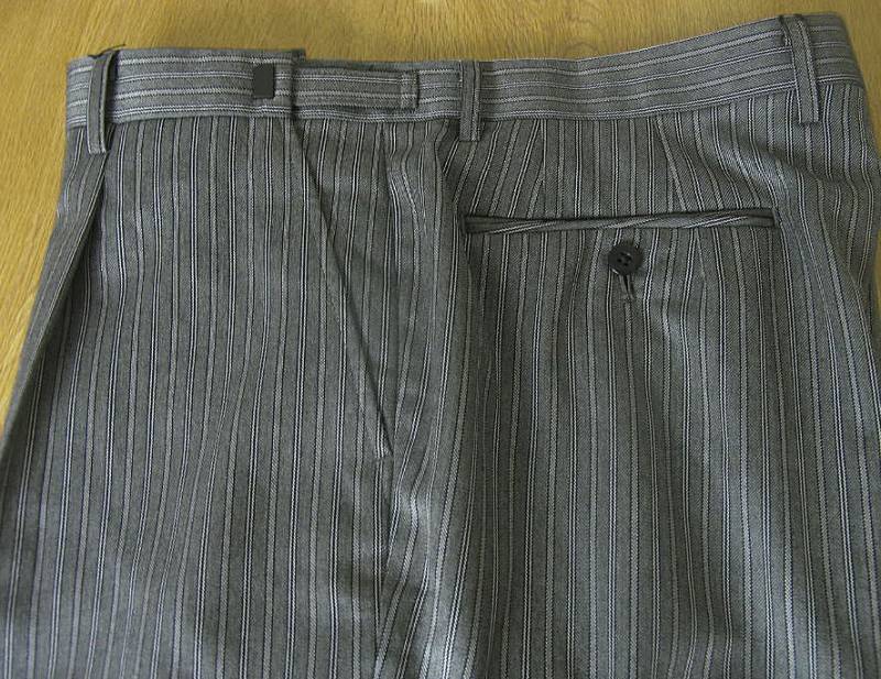 Formal selection 縞コールパンツ モーニング用 メンズ ミディアムグレー 1050 73cm 76cm 82cm 85cm 88cm 91cm 94cm 97cm 100cm 105cm 110cm 115cm