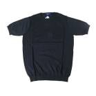 ジーステージ(G-stage) 半袖セーター メンズ 春夏 コットン ブラック 4011  XLサイズ|Tシャツ・ポロシャツ|Tシャツ・カットソー