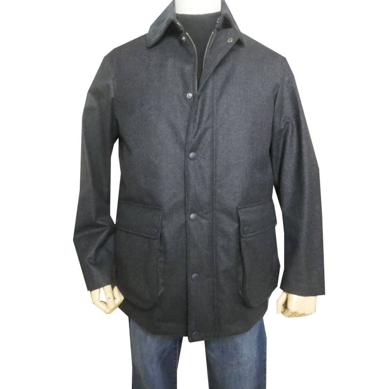 J.PRESS(ジェイプレス) ライナー付きジップアップ ブルゾン チャコールグレー 2004  M