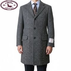 ハリスツイード コート メンズ 秋冬 オックスフォードクラシック (OXFORD CLASSIC)  0218 グレー M LL