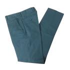 ジェイプレス (J.PRESS) スラックス メンズ 春夏秋 コットン パンツ ノータック ブルーグリーン 1065 78cm|ブランドパンツ|スラックス・パンツ