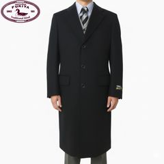 オックスフォードクラシック(OXFORD CLASSIC) 秋冬 カシミヤ100% チェスターコート ネイビー メンズ  0788  M L LL 