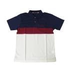 50%OFF！スタンリーブラッカー(stanley blacker) ポロシャツ メンズ 春夏 半袖 ボーダー  紺×エンジ×白　0288 　M L|Tシャツ・ポロシャツ|Tシャツ・カットソー