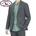 ジャケット メンズ 春夏秋 ブレザー 3つボタン メタルボタン オックスフォードクラシック プレミアムライン (OXFORD CLASSIC PremiumLine) 段返り三つボタン ミディアムグレ