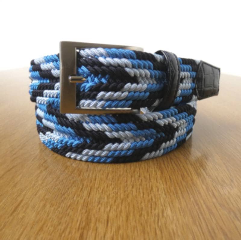 KIETH(キース) カジュアルゴムベルト メンズ 　ブルー×ネイビーMIX  5829  フリーサイズ