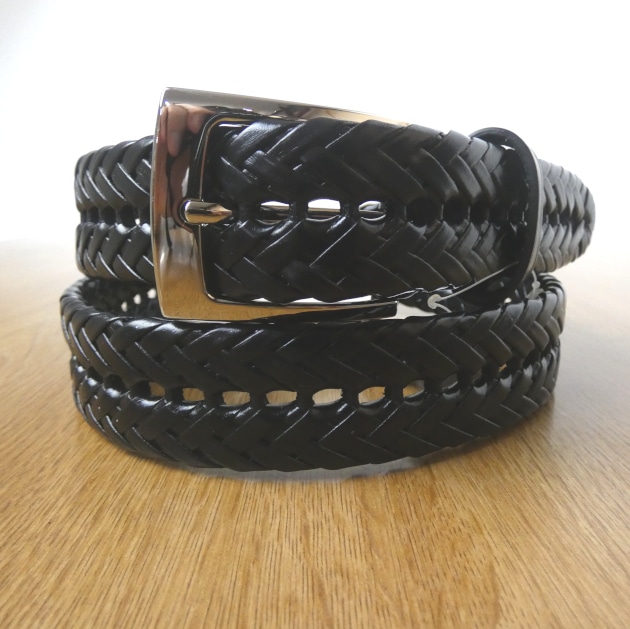 KIETH メンズ  袋メッシュベルト  黒 ブラック フリーサイズ　9419