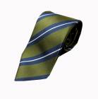 ネクタイ レジメンタル メンズ ビジネス おしゃれ ギフト 人気 マークス(MARKS) シルク100% カーキ×ネイビー×ホワイト omt20|ネクタイ|ネクタイ