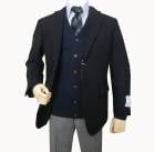 ハリスツイード ジャケット メンズ 秋冬  2つボタン オックスフォードクラシック (OXFORD CLASSIC) ネイビー 紺 0988 AB4 AB6 AB7 |ブランドジャケット|ブレザー・ジ