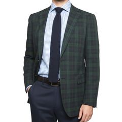 サッカー生地 ブラックウォッチ ジャケット 春夏 2つボタン オックスフォードクラシック プレミアムライン (OXFORD CLASSIC PremiumLine)  1078 A3 A5 A6 A7