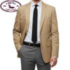 コットン ジャケット メンズ 春夏秋 3つボタン オックスフォードクラシック プレミアムライン (OXFORD CLASSIC PremiumLine) 段返り三つボタン 抗ウイルス生地 ベージュ 1552  A3 A5 A6 A7 AB3 AB4 AB5 AB6 AB7 AB8 BB4 BB6 BB7 BB8