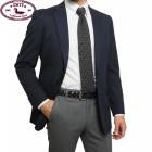 コットン ジャケット メンズ 春夏秋 3つボタン オックスフォードクラシック プレミアムライン (OXFORD CLASSIC PremiumLine) 段返り3つボタン 抗ウイルス生地 ネイビー 紺