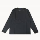 G-stageスラブ プレーディング ロングスリーブ Tシャツ クルーネック ブラック 黒無地 2011  　M（46）L（48）