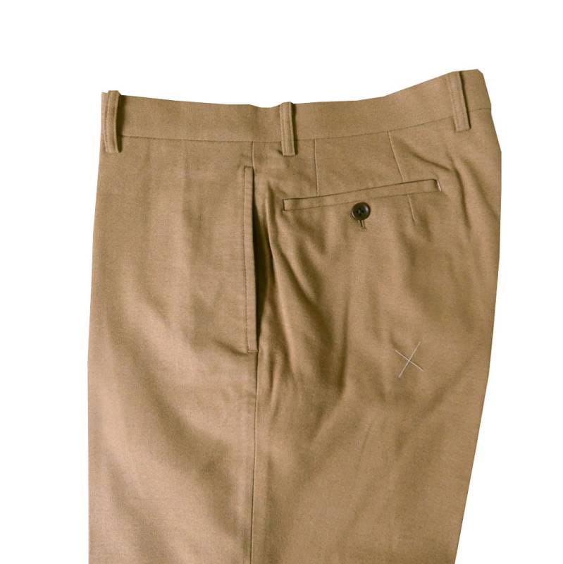 スラックス メンズ 秋冬春 ノータック パンツ ストレッチ ハイバセロン (HAI-VASERON) ブラウン 7333 79cm 82cm 85cm 88cm 91cm 94cm