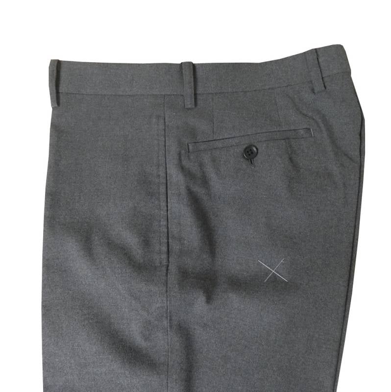 スラックス メンズ 秋冬春 ノータック パンツ ハイバセロン (HAI-VASERON) ミディアムグレー 7223 79cm 82cm 85cm 91cm