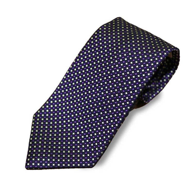 ジェイプレス (J.PRESS) ネクタイ メンズ ビジネス おしゃれ ギフト 人気 ビンテージ ジャカードコレクション 小紋柄 ネイビー系 6775