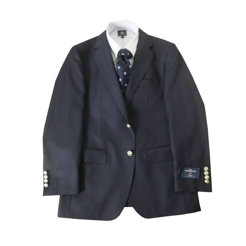 エルメネジルド ゼニア(Ermenegildo Zegna) ジャケット メンズ 秋冬春 2つボタン ウール100% ネイビー 紺 1288 A5 A6 A7 AB4 AB5 AB6 BB5