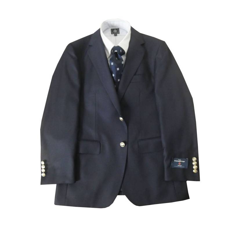 エルメネジルド ゼニア(Ermenegildo Zegna) ジャケット メンズ 秋冬春 2つボタン ウール100% ネイビー 紺 1288 A4 A5 A6 A7 AB4 AB5 AB6 BB4 BB5 BB7