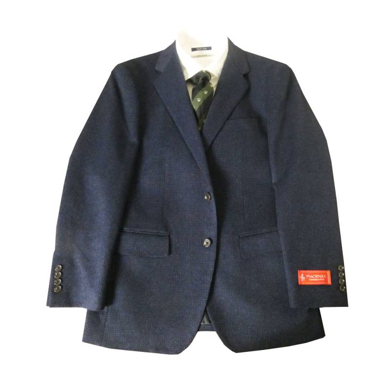 ジャケット メンズ 秋冬春 カシミヤブレンド 2つボタン ピアチェンツァ (PIACENZA) ネイビー 2188 A4 A5 AB7