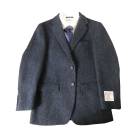 ハリスツイード ジャケット メンズ 秋冬 2つボタン オックスフォードクラシック(OXFORD CLASSIC)  ヘリンボーン ブルー系 1285 AB4 AB5 AB6 AB7 BB6|ブランドジ