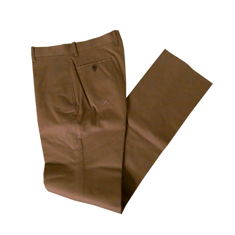 スラックス メンズ チノパン ノータック パンツ コットンパンツ ハイバセロン (HAI-VASERON) ブラウン 5234 79cm 82cm 85cm 88cm 91cm 94cm