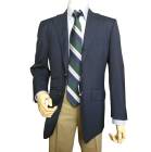 ブレザー ジャケット メンズ 春夏 3つボタン 銀ボタン COOLMAX オックスフォードクラシック(OXFORD CLASSIC) 段返り三つボタン チェンジポケット付き プルシアンブルー 0285