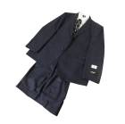 【お取り寄せ商品】レノマパリス（renoma paris） キングサイズ スーツ メンズ 秋冬春物 2つボタン シングルスーツ ネイビー ストライプ 紺 2588 E5 E6 E7|ブランドスーツ|ス