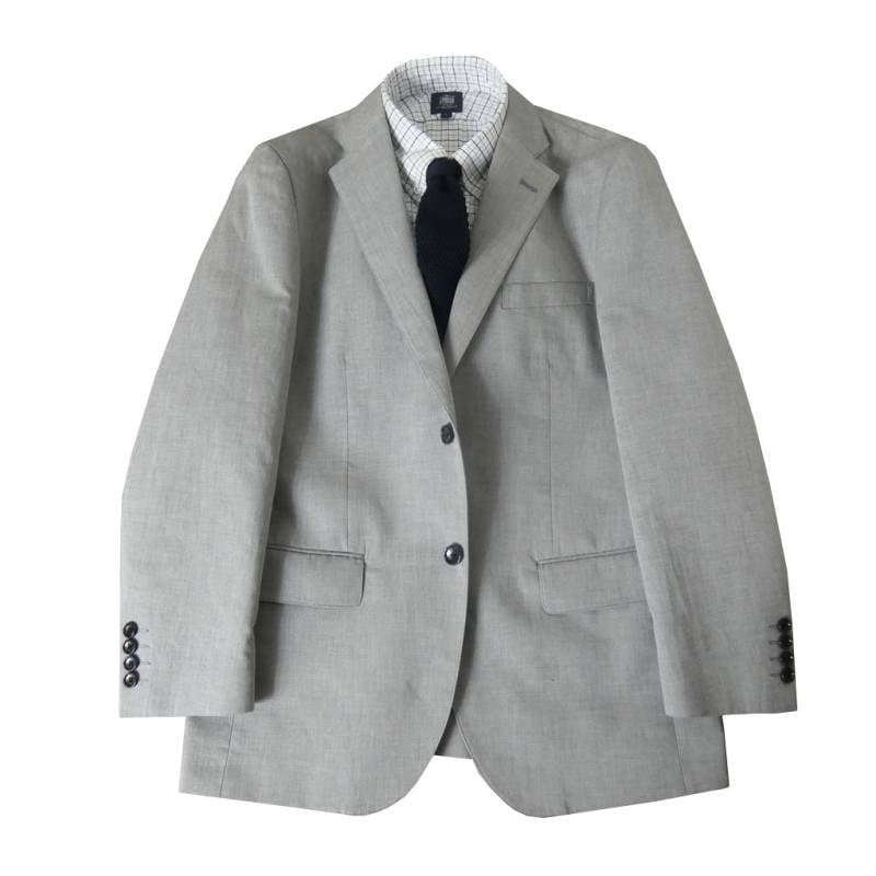 【お取り寄せ商品】 ダディコスタ(Dady Costa) 2つボタン コットンジャケット メンズ 春夏秋  ライトグレー 4023    AB5 AB6