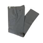 スラックス メンズ 春夏 ウォッシャブル パンツ ノータック ウール混 フィッチェ(FICCE) チャコールグレー 0018   79cm 82cm 85cm 88cm 91cm 97cm|ブランドパ