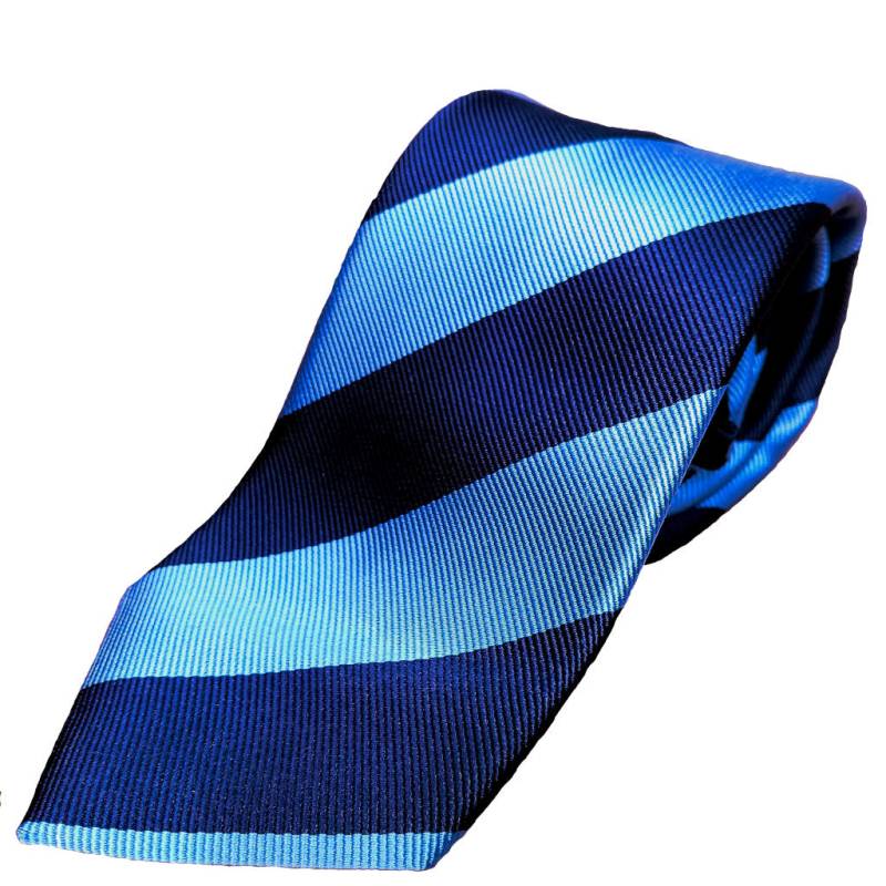 ネクタイ レジメンタル メンズ ビジネス おしゃれ ギフト 人気 マークス(MARKS) シルク100% ネイビー×サックスブルー mt01