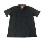 ジーステージ(G-stage) メンズ 半袖 ポロシャツ  ストレッチ ウォッシャブル 黒 ブラック 8011　M（46）L（48）|Tシャツ・ポロシャツ|Tシャツ・カットソー