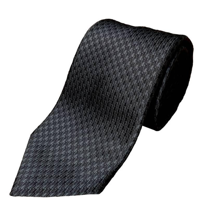 マークス(MARKS)  ネクタイ ジャカードタイ 千鳥格子 ハウンドトゥース メンズ ビジネス おしゃれ ギフト 人気 シルク100% チャコールグレー mt02