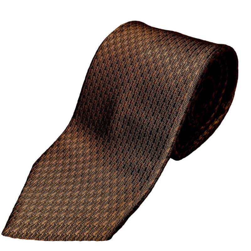 マークス(MARKS)  ネクタイ ジャカードタイ 千鳥格子 ハウンドトゥース メンズ ビジネス おしゃれ ギフト 人気 シルク100% ブラウン mt03