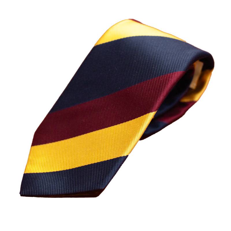 ネクタイ レジメンタル メンズ ビジネス おしゃれ ギフト 人気 マークス(MARKS) シルク100% ストライプ ネイビー×レッド×ゴールド mt0079