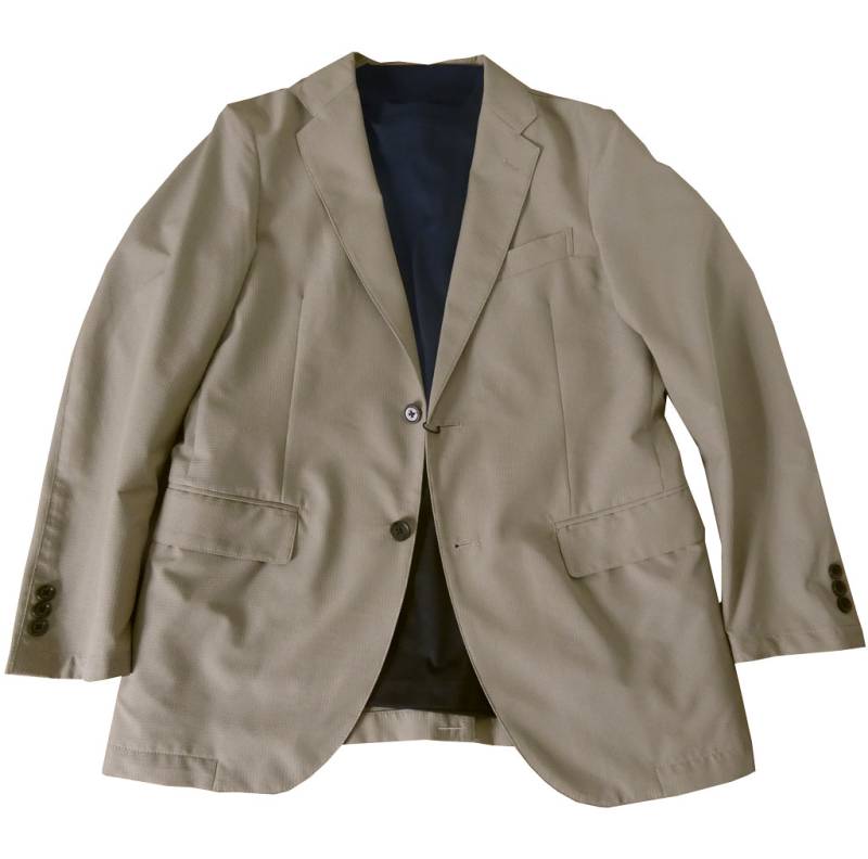 インサート(INSERT)  春夏 メンズ メッシュ＆COOL ジャケット  ウォッシャブル  清涼 防シワ ベージュ 1252 M