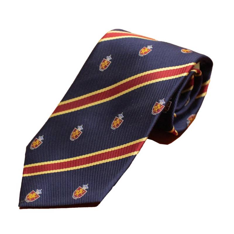 ネクタイ ロイヤルクレストタイ メンズ ビジネス おしゃれ ギフト 人気 マークス(MARKS) シルク100％ ネイビー系 mt0083