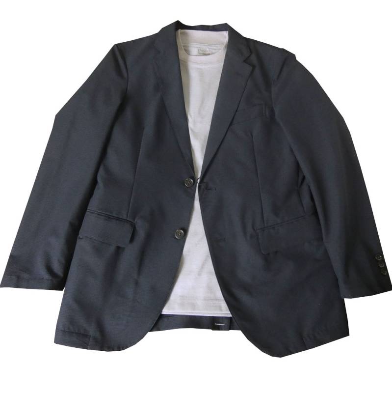 インサート(INSERT)  春夏 メンズ メッシュ＆COOL ジャケット  ウォッシャブル  清涼 防シワ ネイビー 1288   M  LL