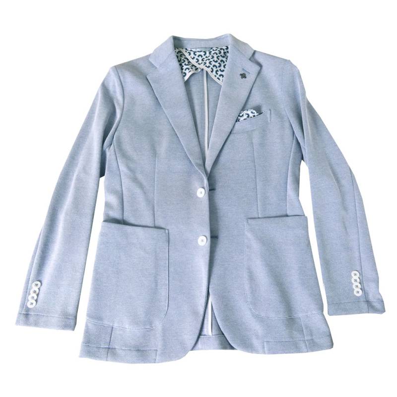 ジーステージ(G-stage) メンズ ストレッチ ジャージジャケット 軽量 速乾 サックスブルー 6009 M(46)L(48)XL(50)