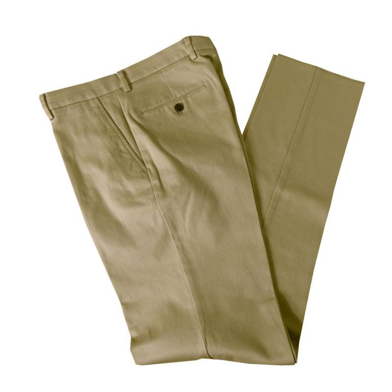 ジェイプレス (J.PRESS) スラックス メンズ オールシーズン 春夏 秋冬 コットン ストレッチパンツ チノパン ノータック ベージュ系 1033　82cm 86cm 94cm