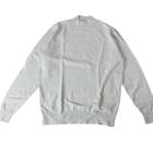 ジェイプレス (J.PRESS) 秋冬春 モックネック コットン ニットセーター メンズ カシミヤブレンド ライトグレー 1002  M  L|秋冬物|ニット