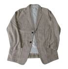 ジェイプレス (J.PRESS) メンズ 春夏秋 2つボタン カットジャケット ブラウン系　1030　L|ブランドジャケット|ブレザー・ジャケット